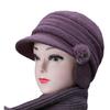 Hat Female Winter Warm Ear Hat Grandmother Mother Wool Hat Cold Old Lady Knitted Hat
