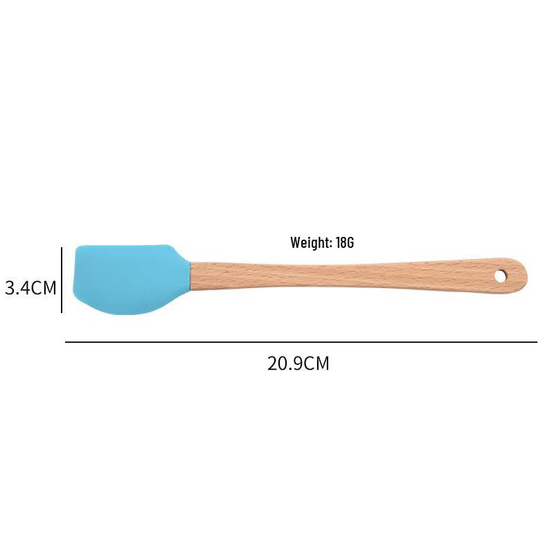 

Silicone Spatula with Beech Wood Handle