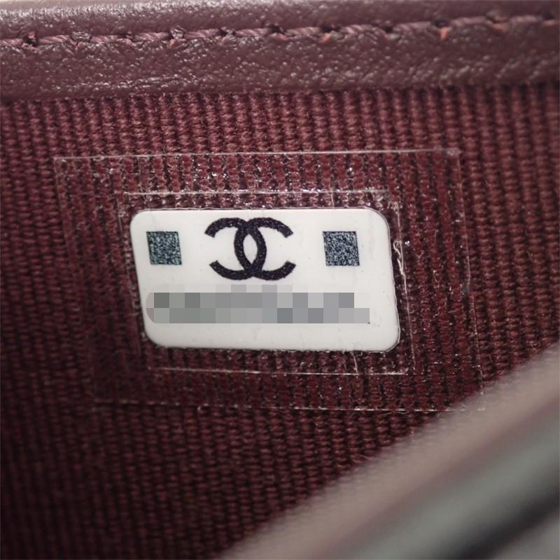 CHANEL  AP0231_Y01864_C3906 Tri-fold wallet black Women
