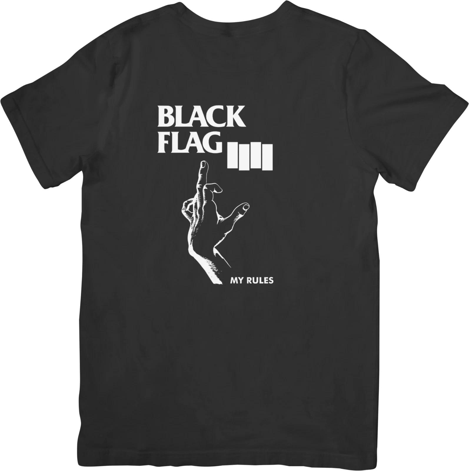 

Black Flag Heavy Metal Music Fit for Men & Women Quality Cotton T-Shirt Black S