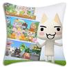 Cute l-Inoue Anime Toro Pillow Covers Cartoon Sofa Decorative Home Double-sided Printing Short Plush Cute Cushion Cover