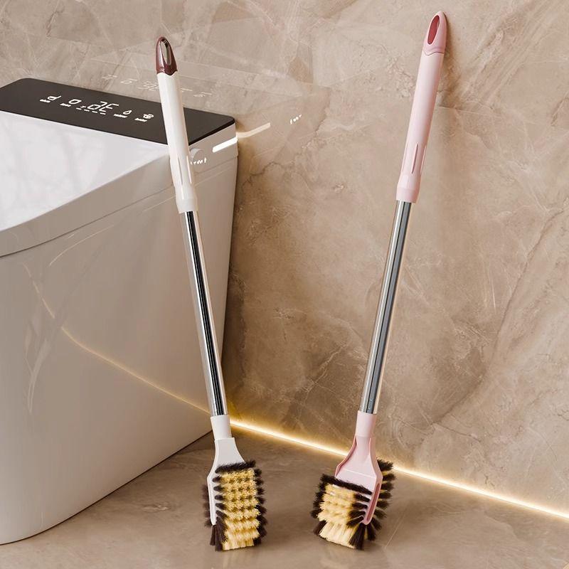 Toilet Brush with Extended Handle for Household Use Double Headed Toilet Brush for Squatting In The Bathroom and Specialized Toilet Brush for Washing