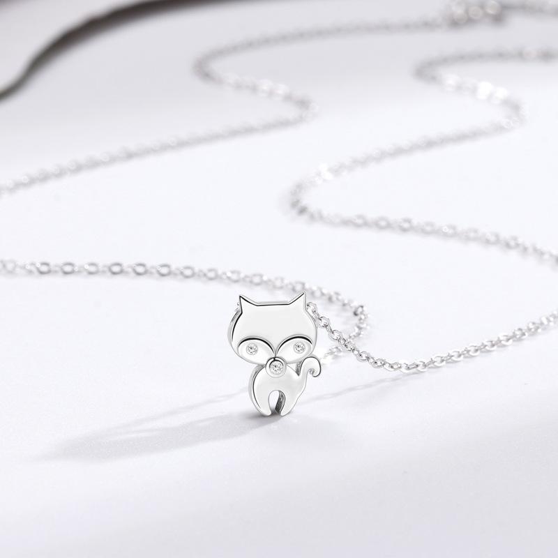 Accessories Cute Cartoon Little Fox Necklace Women's Niche Fashion Light Luxury Versatile Accessories