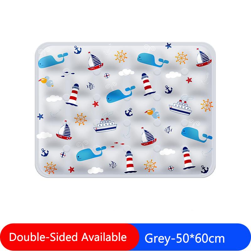 Pet Cooling Mat Ice Silk Dog Cat Sleeping Pad Portable Summer Cool Bed Mat for Small Large Dogs Cats Cooling Mattress Blanket