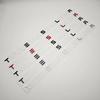 Car Sticker Tesla 3D ABS Letters Tesla Logo Carbon Chrome Black Red Badge Car Rear Trunk Stickers For Tesla Model 3 Y X S Back D