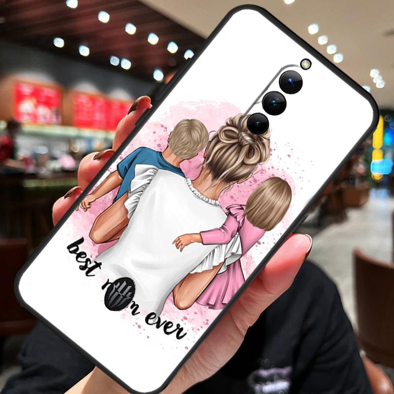 Baby Mom Daughter Girl Son Dad Case For ZTE Nubia Red Magic 8S 9S 10S 8 9 10 Pro Plus 6S 7S 6 7 Pro 5G 6R 11 Pro Plus Cover