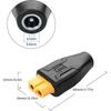 5525 7450 USB C to XT60 Adapter 20V/5A Male to Female XT60 to EC5 Converter for Airplane Model Energy Storage Outdoor Power