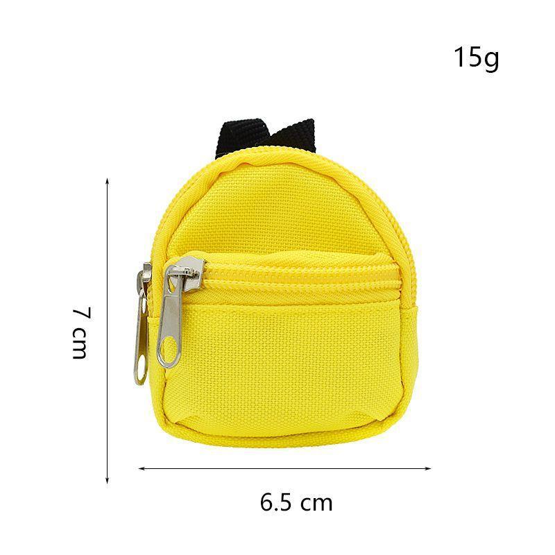 Cartera Pequeña con Cremallera Llavero Ligero Linda Colgante de Bolso Adorno Decorativo para Mochila Accesorio Diario para Mujer