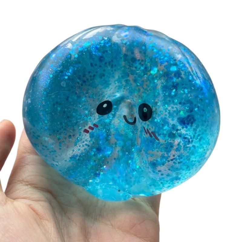 Random Colorsimulation Flash Dumpling Pressure Ball Fidget Squishes Squishy Maltose Dough Ball Decompression Fidget Toy Fun Crea