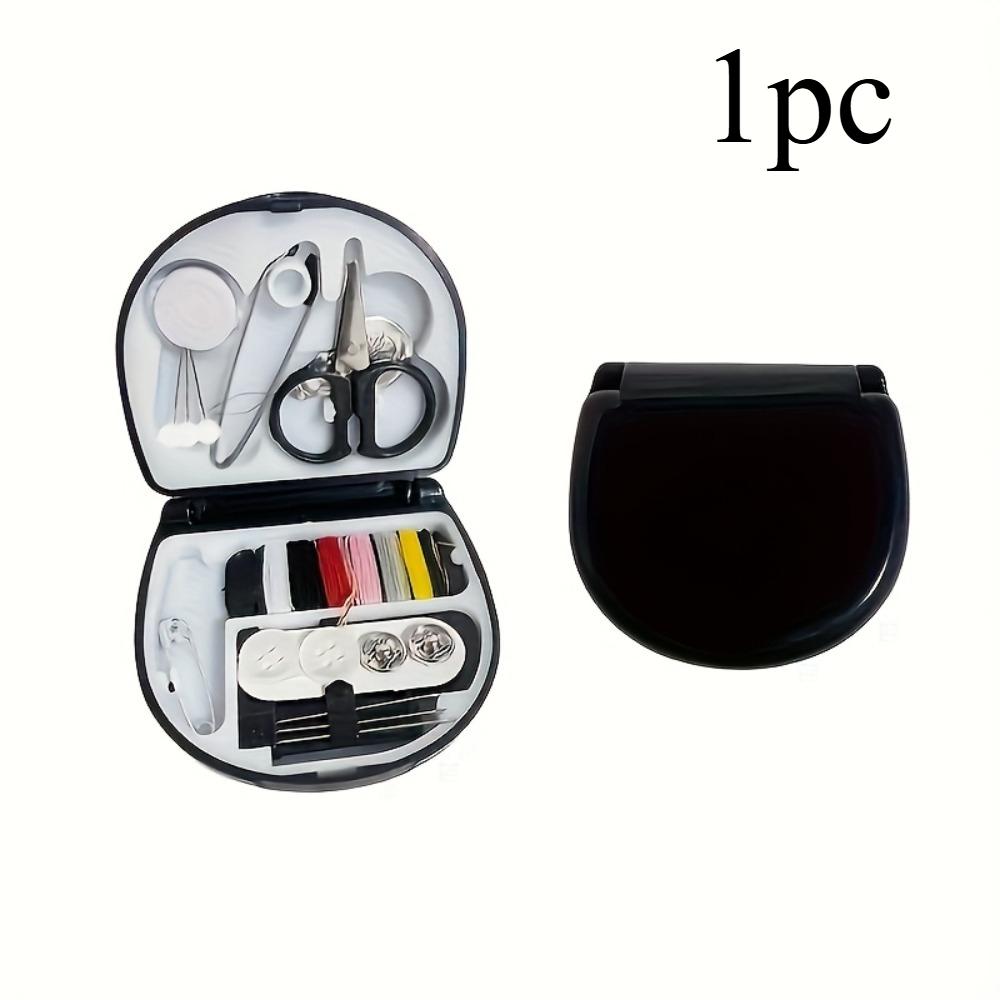 1pc Portable Travel Sewing Bag, Including Mini Scissors and Thread - Durable Set for Quick Repair of Sewing Tool Kit