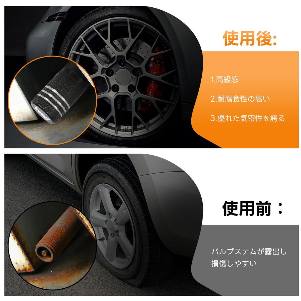 UmeMart JB64/JB74 Kompatibel mit Suzuki, Aluminium Reifenventilkappen, Korrosionsschutz, Luftdichte Garantie, Offroad