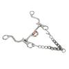 Pelham Bit Strong Fine Workmanship Stainless Steel Horse Bit for Horse Riding Equestrian Performance130MM