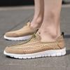 Summer Men Sneakers Hollowed Out Classic Casual Shoes Breathable Mesh Jogging Sports Shoes Lightweight Walking Shoes
