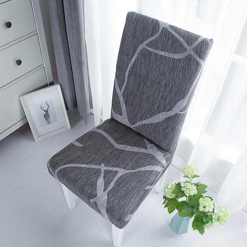 Chair Cover Universal Dining Table Chair Cover Household Banquet Chair Cover Elastic Back Chair Cover Color Matching Chair Cover