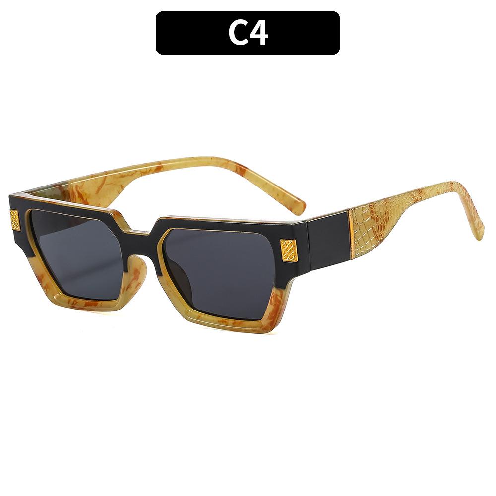 New Women Rectangle Vintage Sunglasses Brand Designer Retro Points Sun Glasses Female Lady Eyeglass Luxurious Sunglasses Eyewear