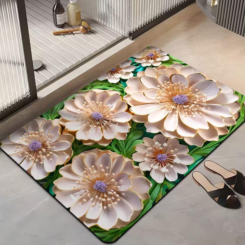 Bathroom Quick-drying Door Mat Diatom Mud Absorbent Floor Mat Toilet Toilet Entry Door Non-slip Mat Diatomaceous Earth Foot Mat