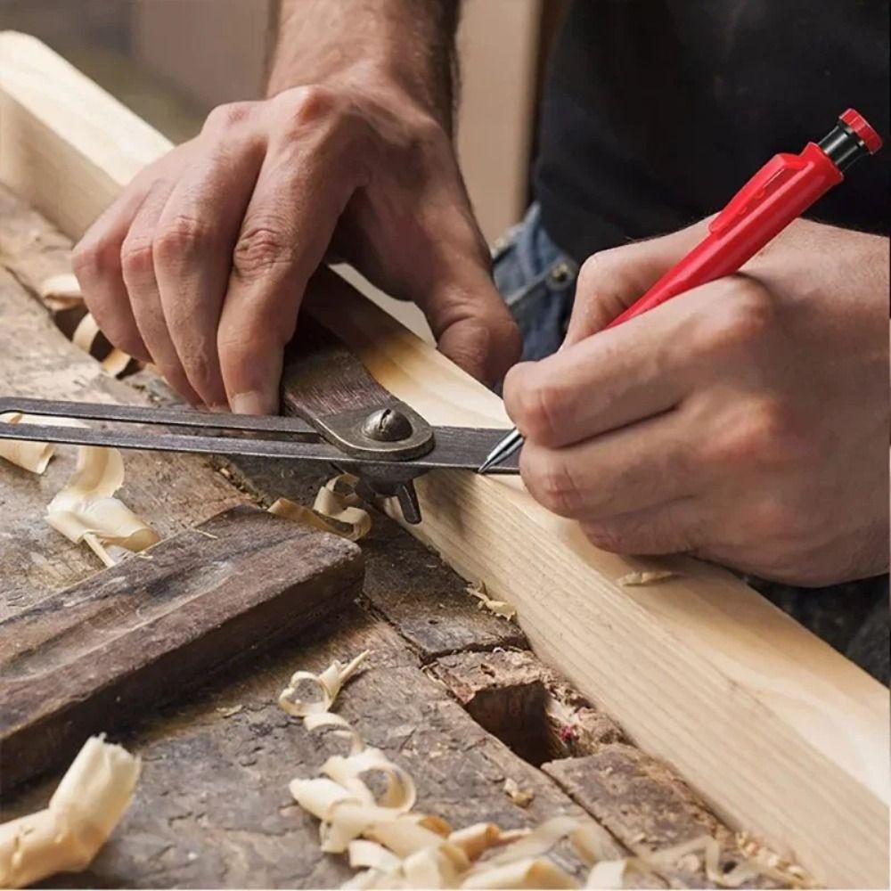 Deep Hole Marking Mechanical Pencil 2.8mm Solid Carpenter Pencil  Woodworking Construction