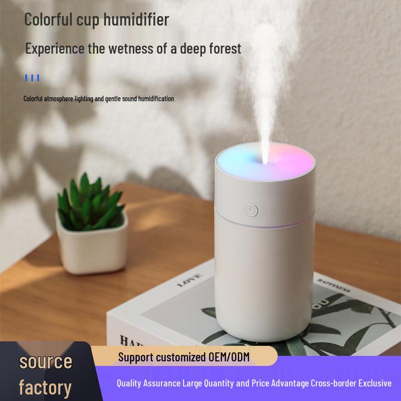 Mini Rechargeable USB Humidifier - Colorful Aromatherapy Cup for Home & Car