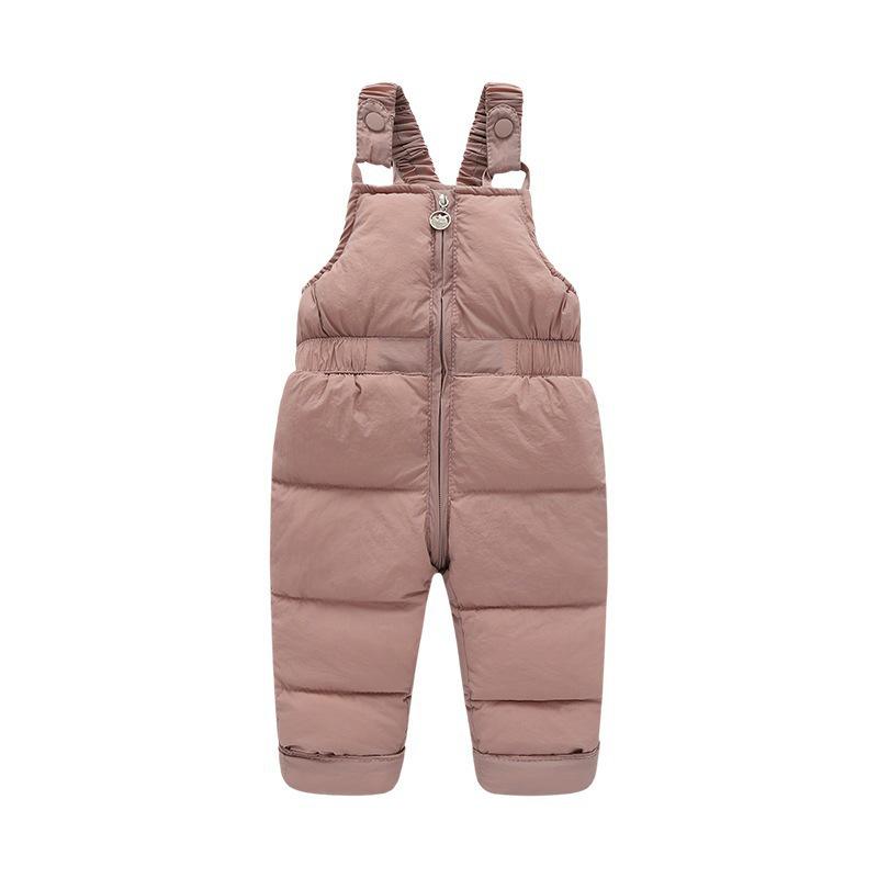

Korean Style Children s Down Cotton Overalls for Autumn/Winter 120 cm розовый