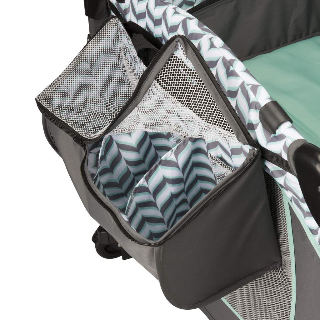Evenflo Portable Baby Suite Deluxe Spearmint Spree 70211894 Playard, (Officially Imported)