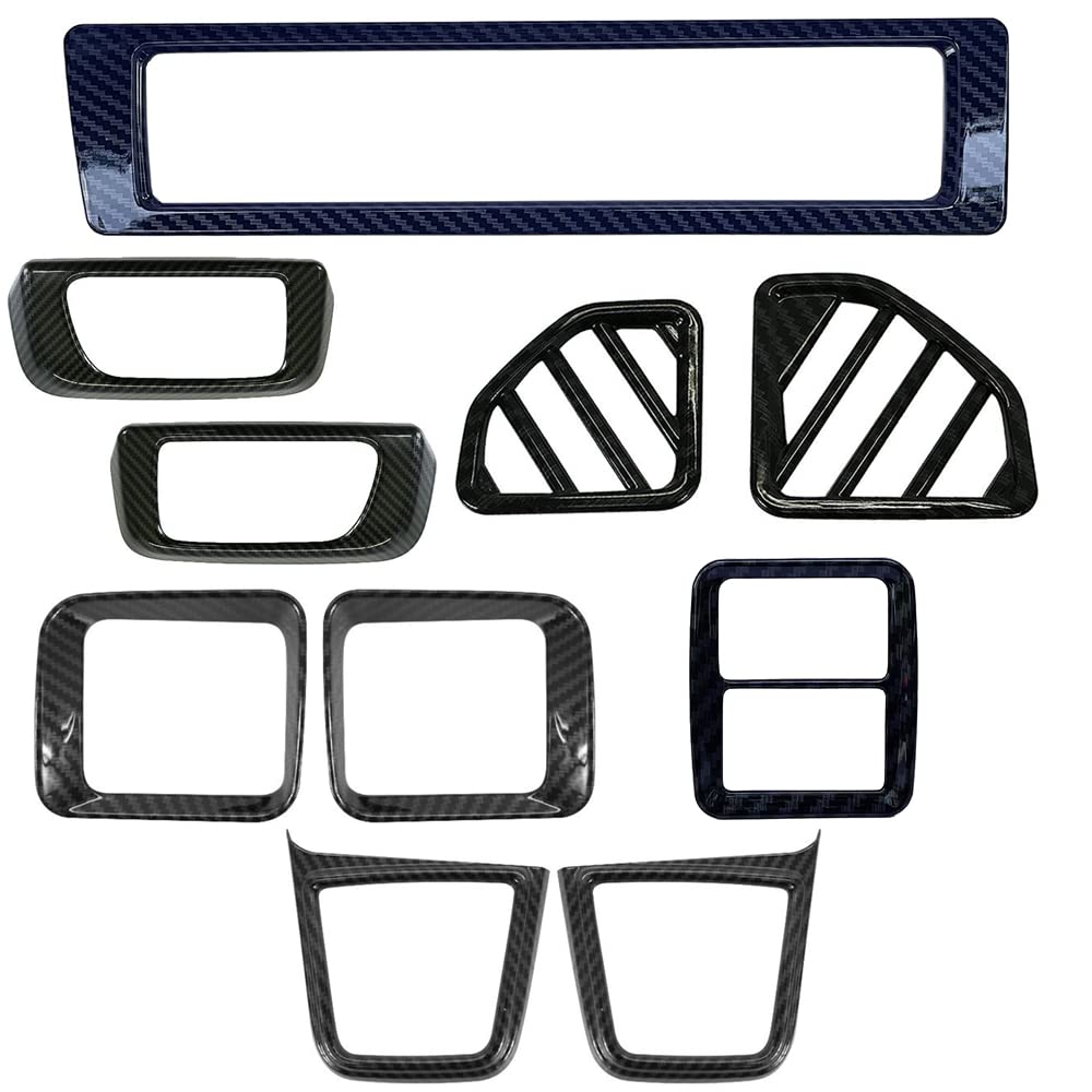 First Set of 10 Front Center Air Conditioning Vent Front Drink Cup Door Handle Hazard Light Button and Frames for the New Daihatsu Atrai Hijet Cargo