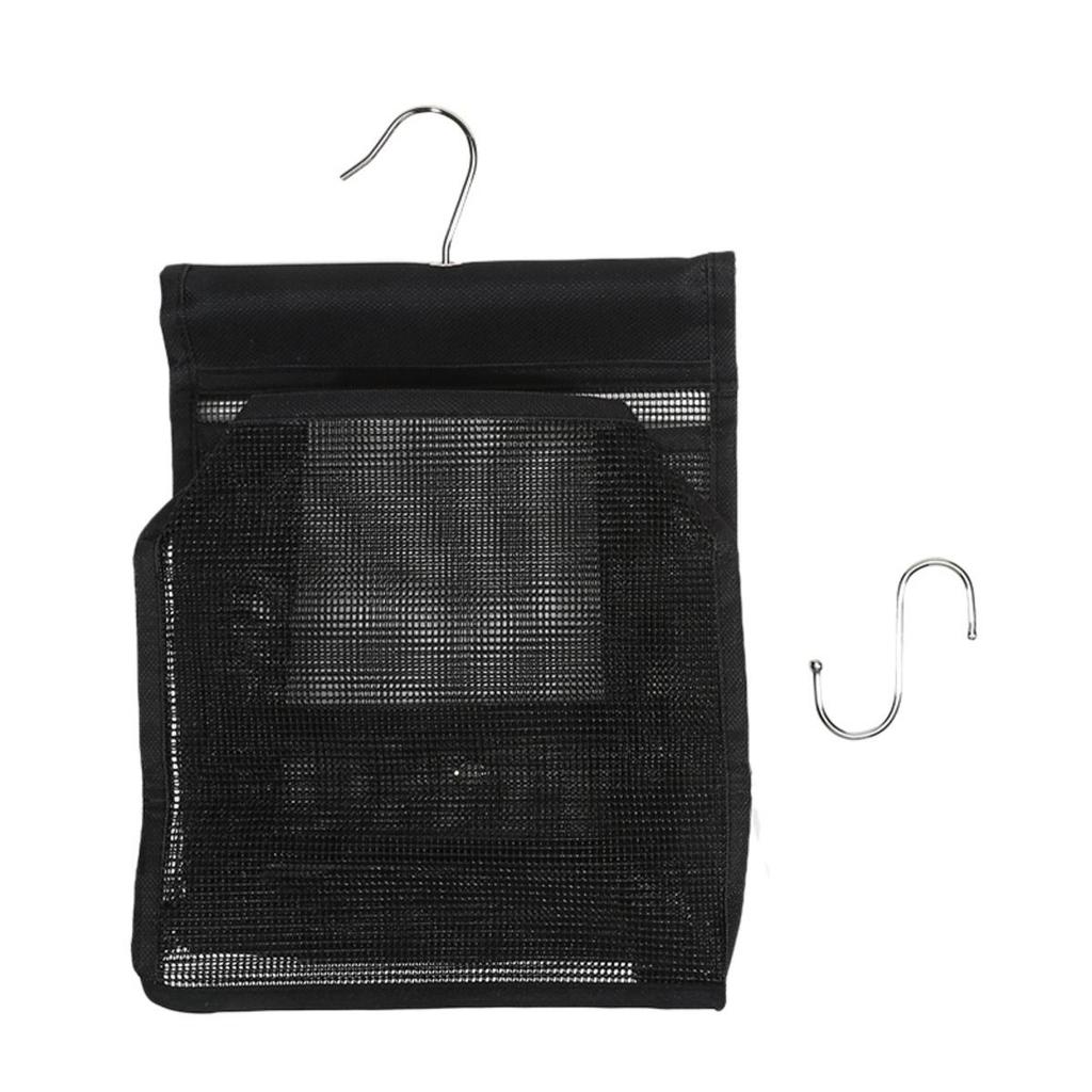 Hanging Toiletry Kits PVC Mesh Hanging Bag Portable Quick Drying Shower Storage Bag Wall Mounted Cosmetics Toiletries Organizer