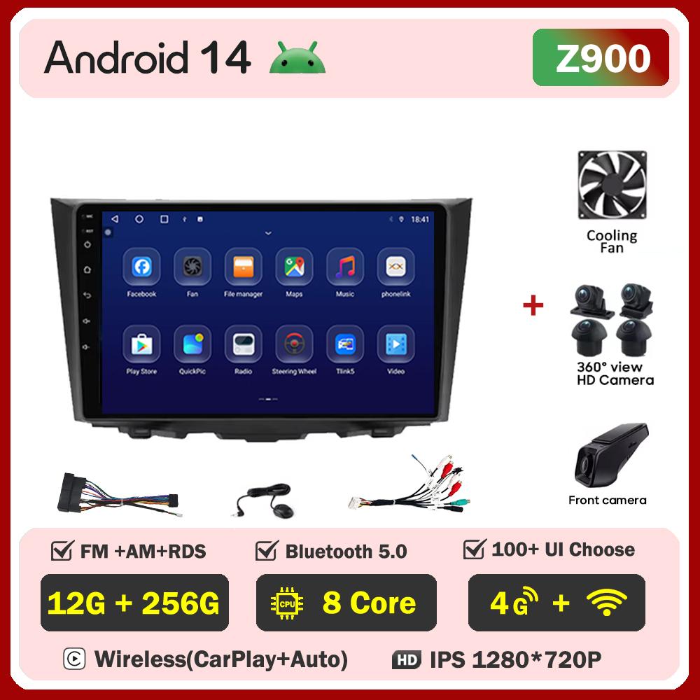 Android 14 For Suzuki Kizashi 2009-2015 Carplay Auto Screen Intelligent Car Systems Wireless Android Auto Car Multimedia Video