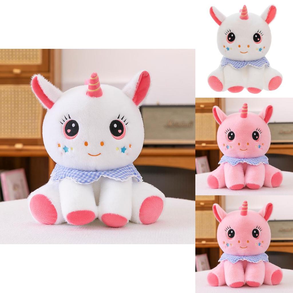 Unicorn Plush Toy Animal Stuffed Doll With Pp Cotton For Gift And Collecting