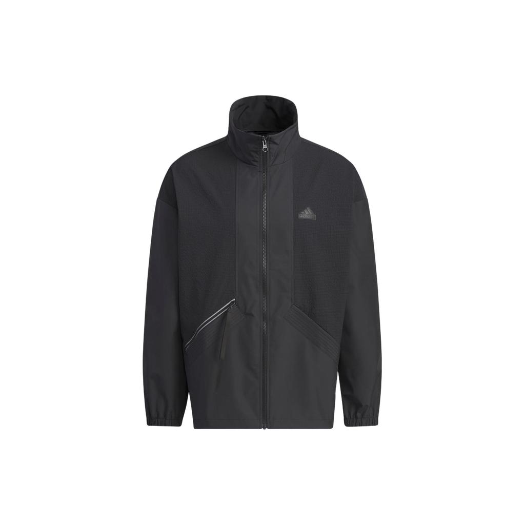 Adidas Fustl Jacket 8 Solid Logo Sports Casual Jacket Men Jackets Black IM9082