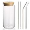 Glass Cup, 600ml, High Borosilicate Glass, Clear.