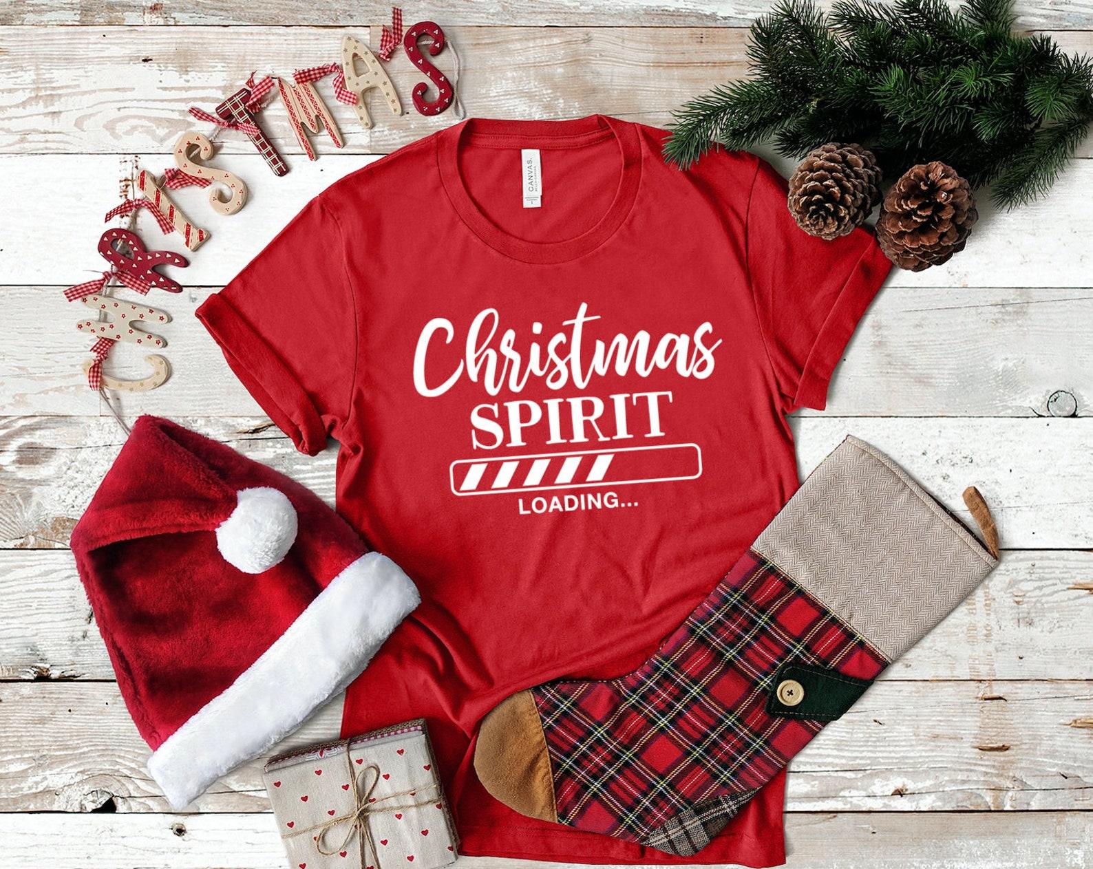 Christmas Spirit Loading Graphic Tee XL