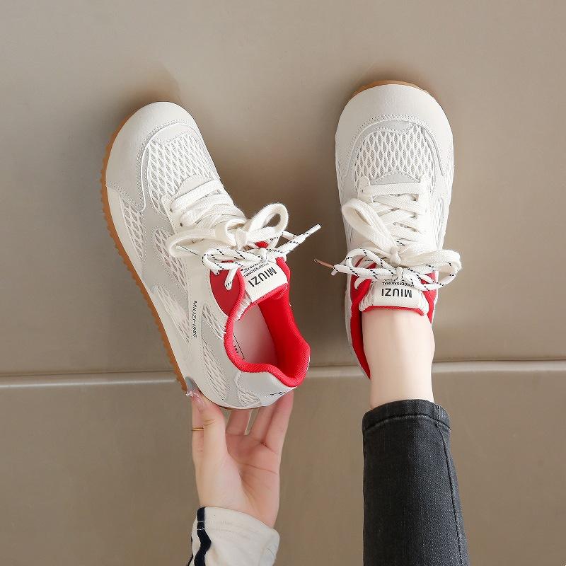 Forrest Gump shoes women's 2025 summer new versatile niche tide Korean version mesh German training shoes breathable casual sports shoes