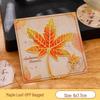 Exquisite Retro Leaf Metal Bookmark: High-End Chinese Style Page Clip for Students
