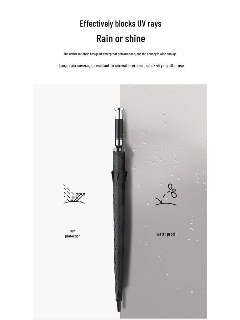 Rolls-Royce Double Golf Umbrella - Automatic Long Straight Umbrella for Sun and Rain, Ideal Gift with Custom Logo Print.