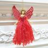 with Shining Wings Christmas Angel Pendant Gorgeous Dress Hanging Angel Doll  Kids Gift