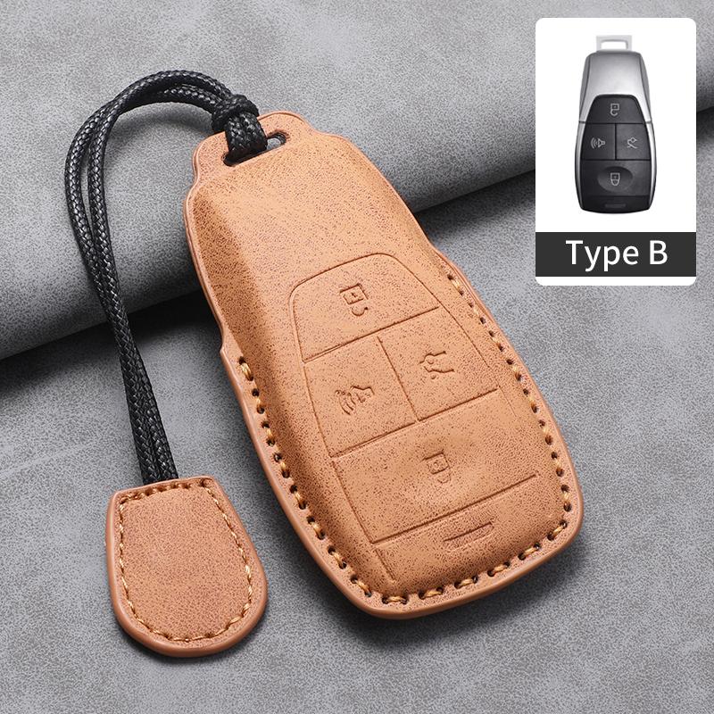 Autoschlüsseletui, für BAIC Beijing X7 BJ40 Senova D50 D70 X55 X65 EU5 EU7, Autoschlüsselgehäuse, Zubehör, Schlüsselschutzhülle