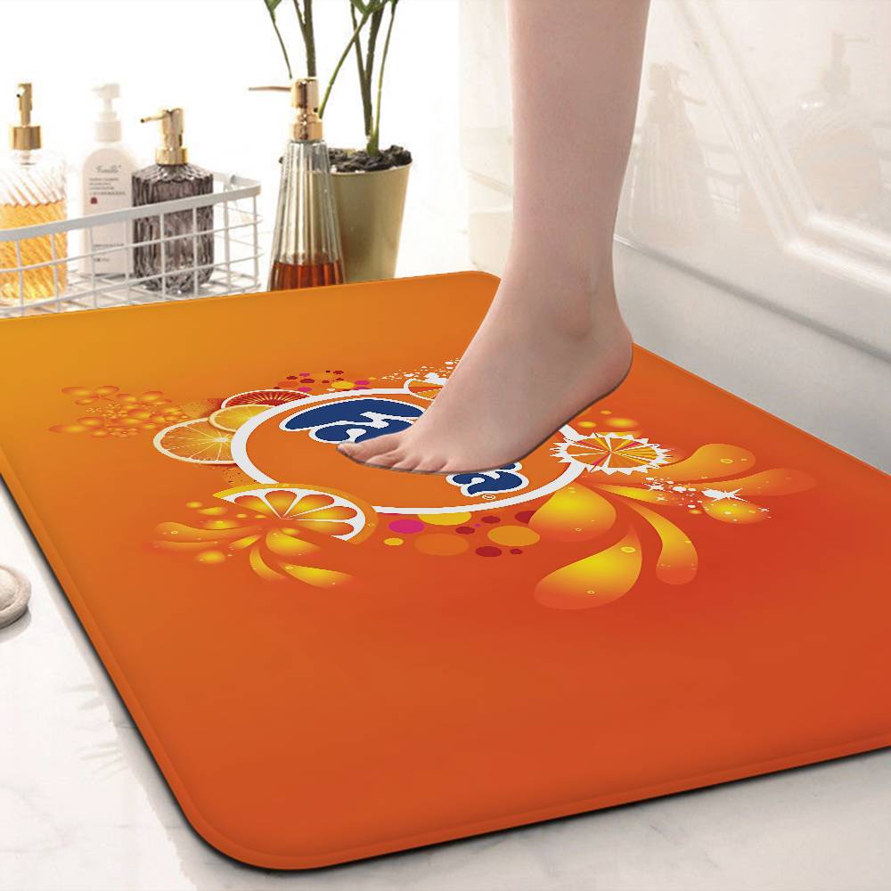 Lustige F Fanta Logo Fußmatte Waschbar Rutschfest Wohnzimmer Sofa Stühle Bereichsmatte Küchen Fußmatte Teppich