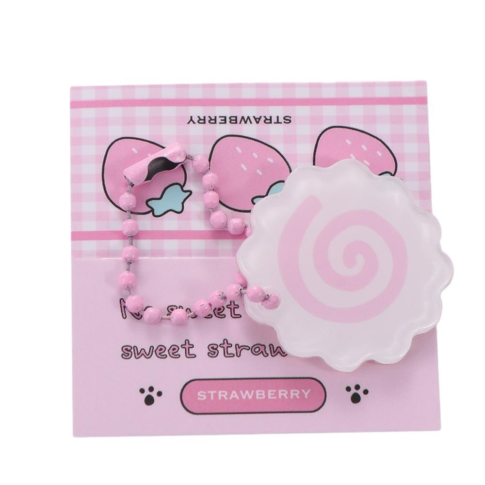 Bag Charms Squid Roll Keyring Trinkets Fish Cake Pendant Fish Cake Roll Keychain  Purse Backpack