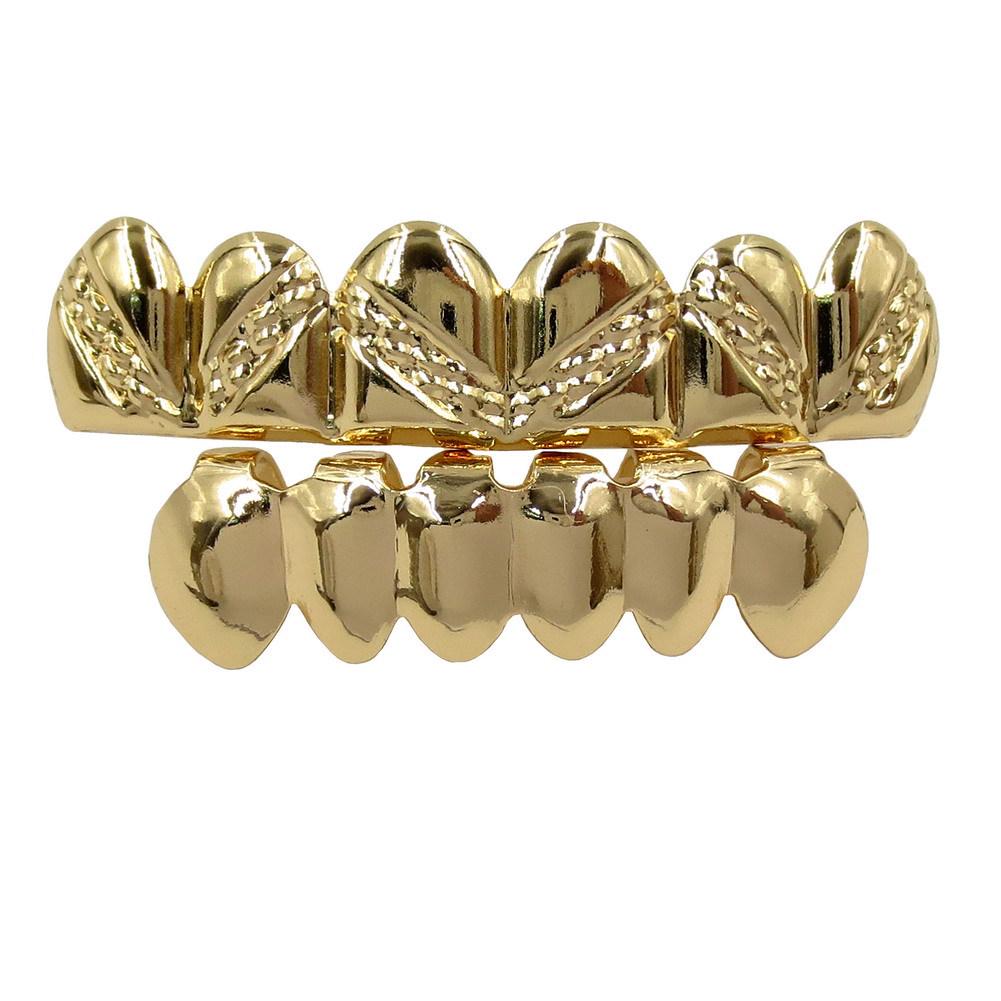 

Gold-Plated Hip Hop Grillz - Twill Style