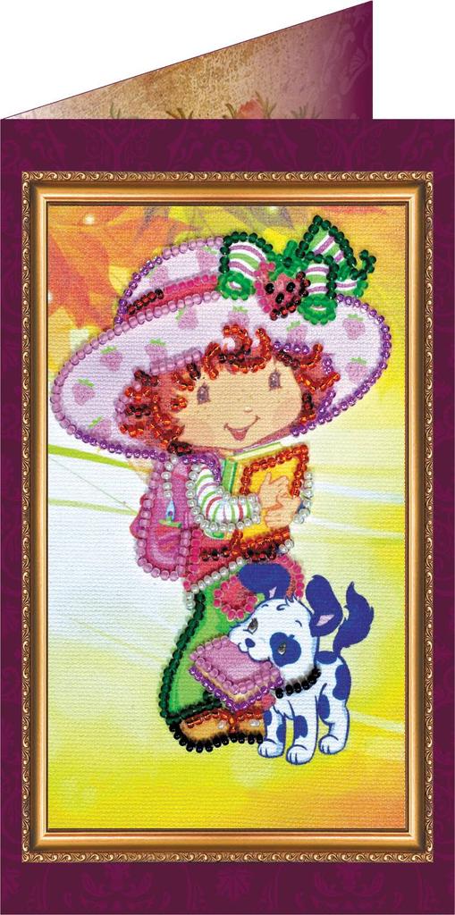 Bead Embroidery Kit Abris Art Postcard Holidays 140x84mm