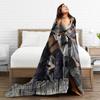 Mortal Kombat Smoke MK Blankets Fleece Warm Throw Blankets for Bedroom Sofa Bedspread
