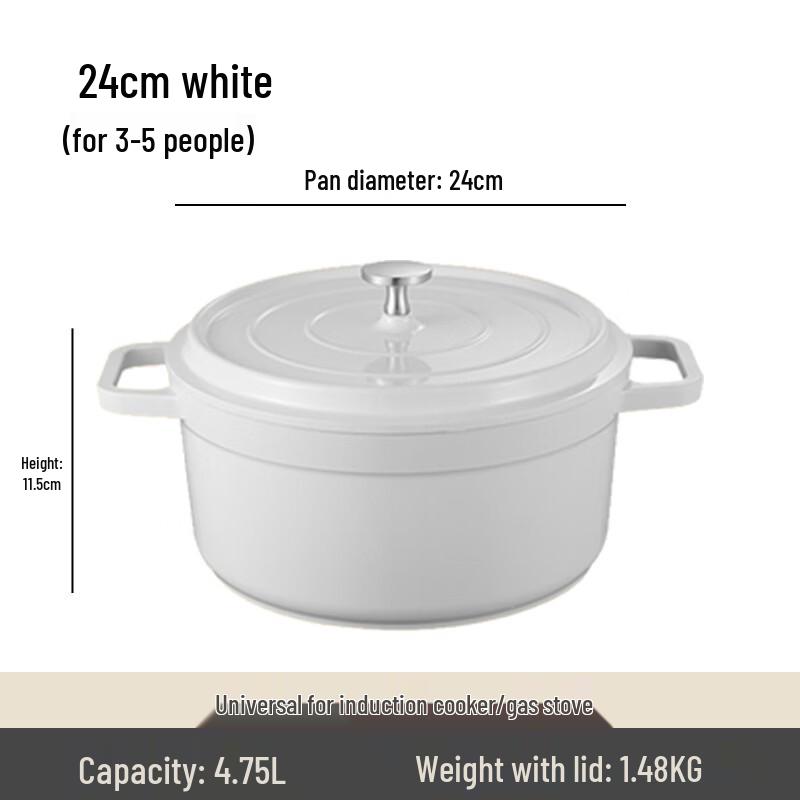 Enamel Non-Stick Stew Pot