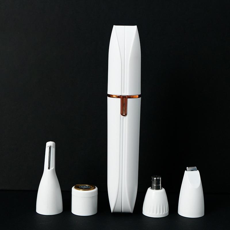 

Электробритва для индивидуального ухода за волосами под мышками и подмышками, триммер для лобковых волос для бритья и удаления волос белый