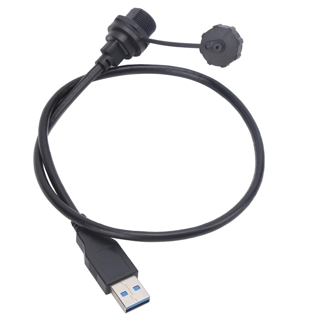 Waterproof USB Connector TypeC Female Thread Lock Panel Mount Power Outlet E10TPC TF F U3 A M