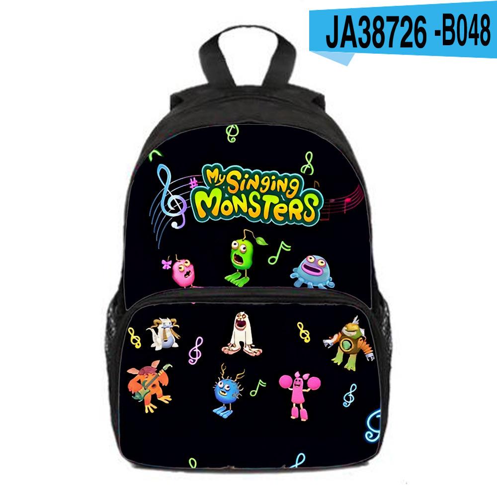 Zaino per Bambini Scuola Primaria e Materna Nuovo My Singing Monsters Concerto dei Mostri Zaino, Zaino Regalo