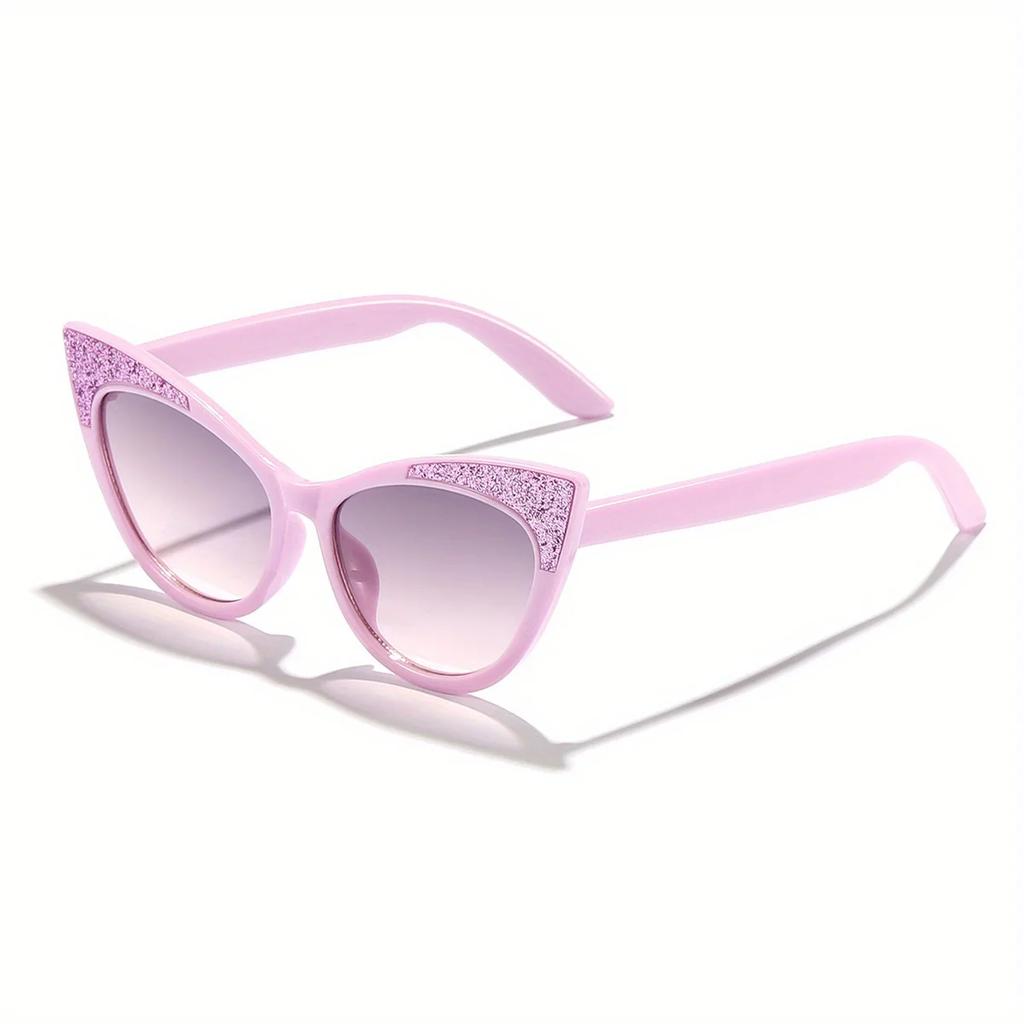 Lovely Cat Eye Children Sunglasses Shiny Candy Color Sun Glasses Kids Cute Baby Eyewear Trend Girls Boy Eyeglasses Shades Uv400