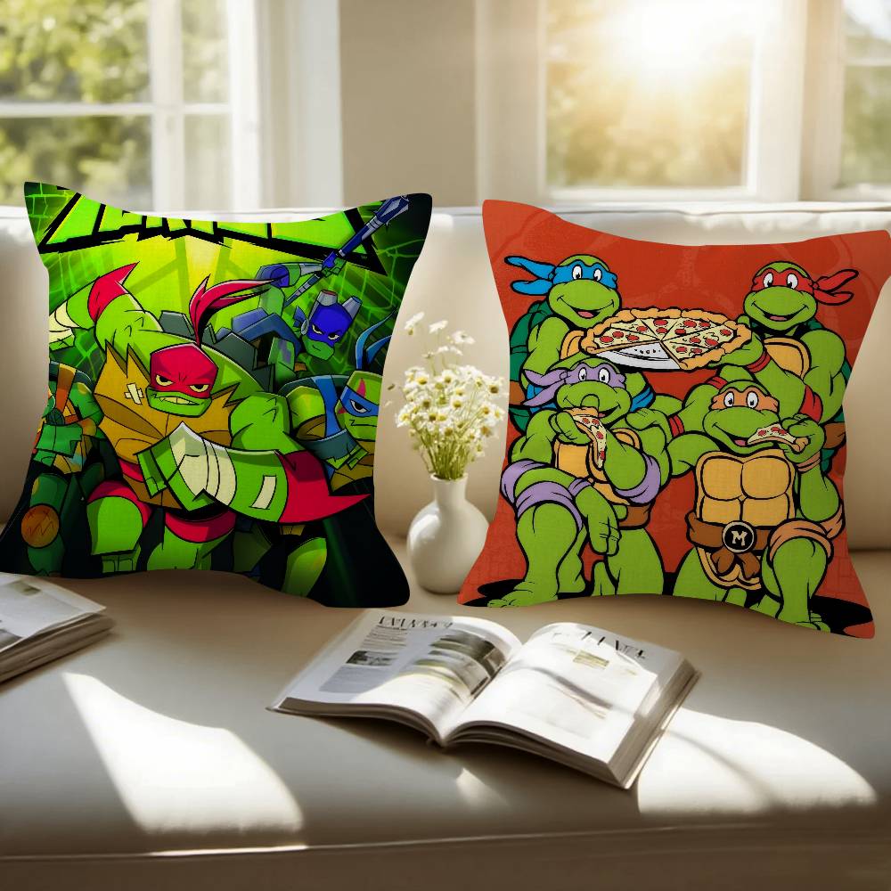N-Ninja Movie T-Turtles  Pillow Cover for Bedroom Room and Living Room Sofa Decorative Cushion Cover