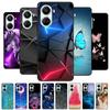 Pentru Husă Huawei Nova 10 SE Bumper Negru Pictat Huse Moi din Silicon TPU pentru Huawei Nova10 SE Acoperire Telefon Nova 10 SE Protectiv
