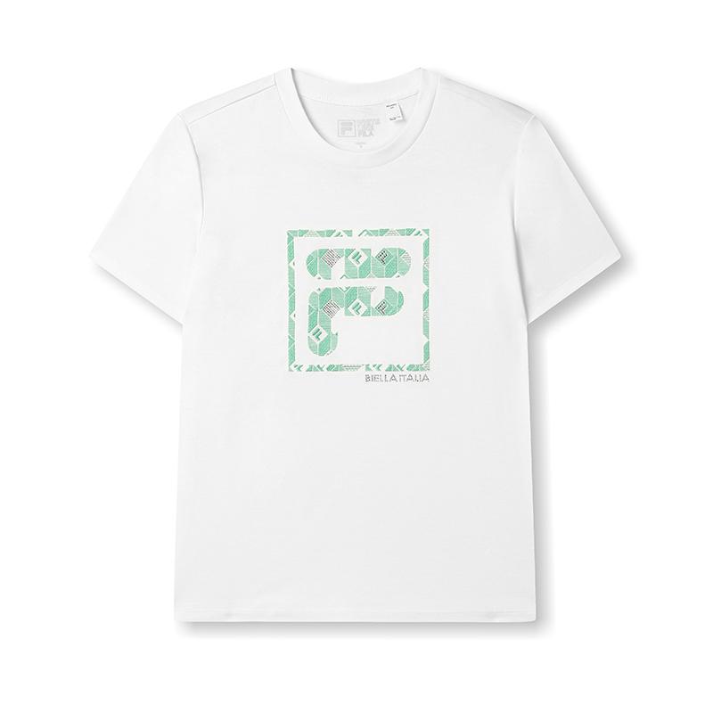

New FILA Regular T Shirt Women s Sun White F11W528110FWT M