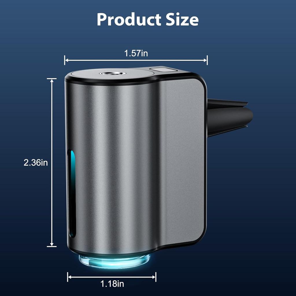 Smart Car Air Freshener, Car Air Freshener Diffuser, Car Diffuser Air Freshener With Three Adjustable Modes, Aromatizante Para Carro, Car Diffuser